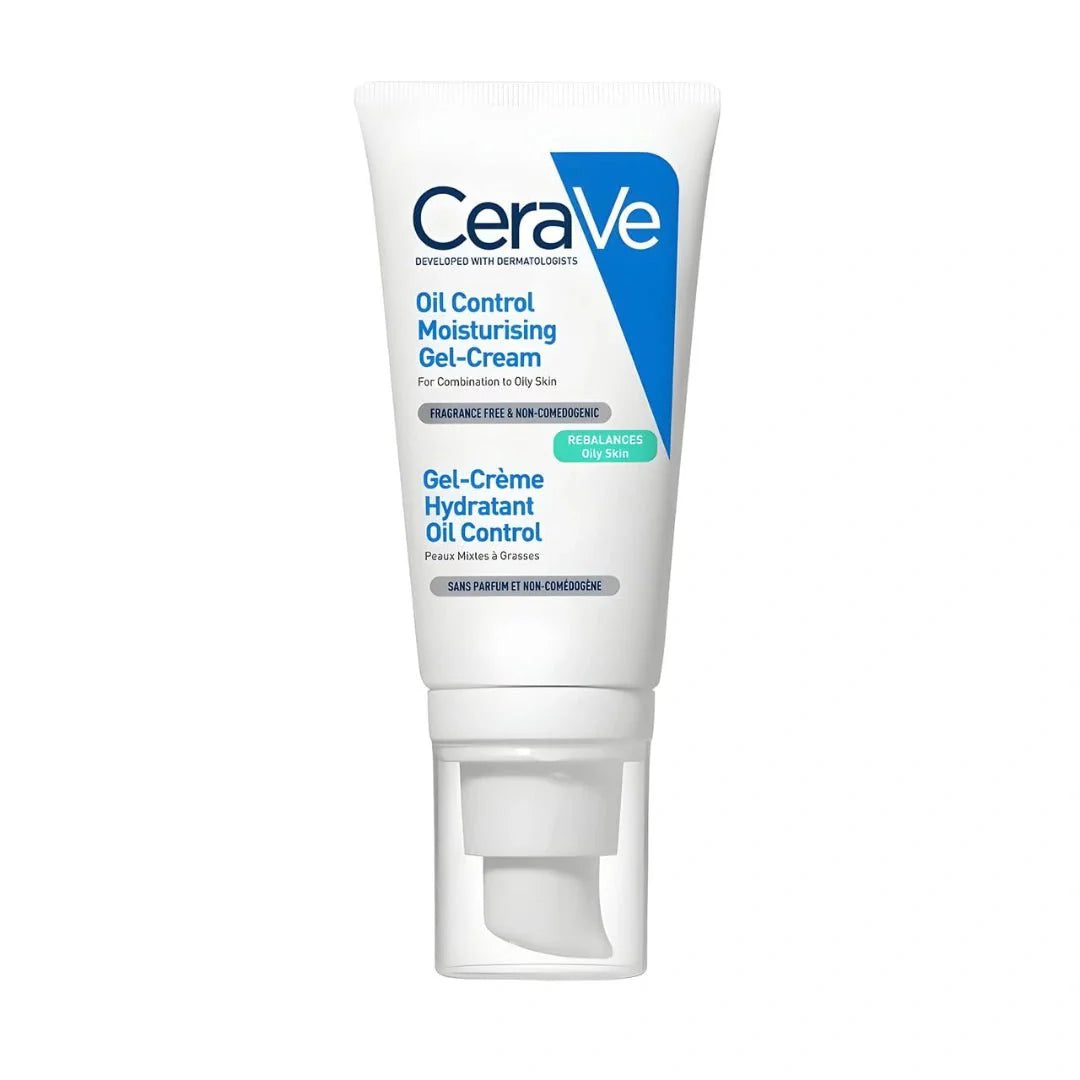 CeraVe CeraVe Oil Control Gel Cream lightweight Moisturizer for Oily & Combination Skin with Ceramides, Hyaluronic Acid & Niacinamide | Dermatologist Recommended (52ml) - Deals999
