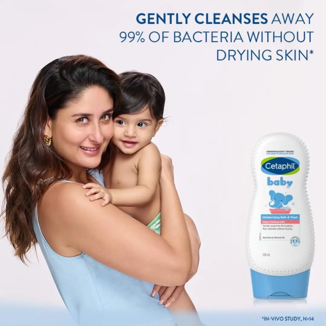 clmbw0 - Cetaphil Baby Moisturising Bath & Wash 230 ml - Looknstyle