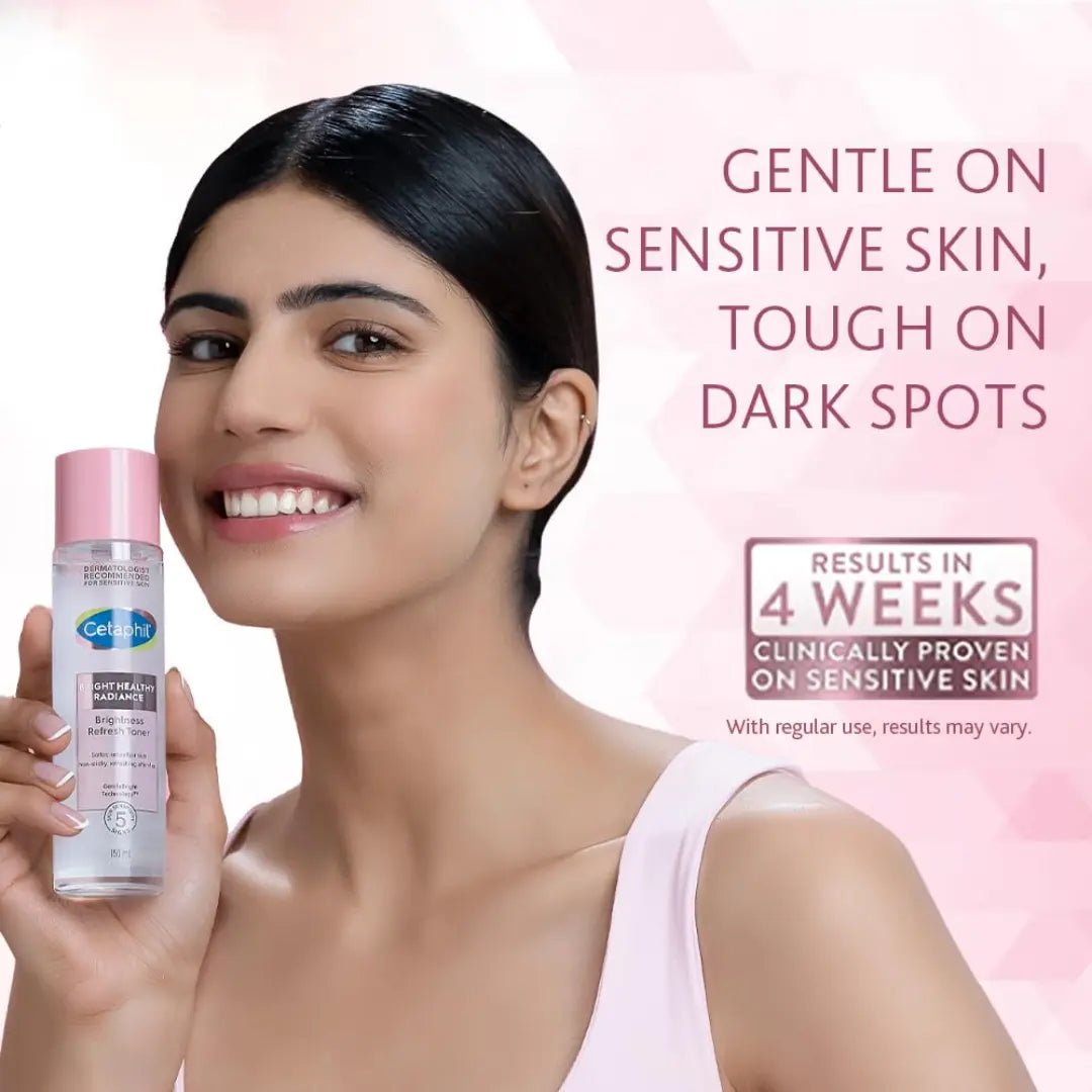 cetap1 - Cetaphil Bright Healthy Niacinamide Vitamin B3 Sea Daffodil Extract Radiance Refresh Toner Cream, - White, Pack of 150 ml - Looknstyle
