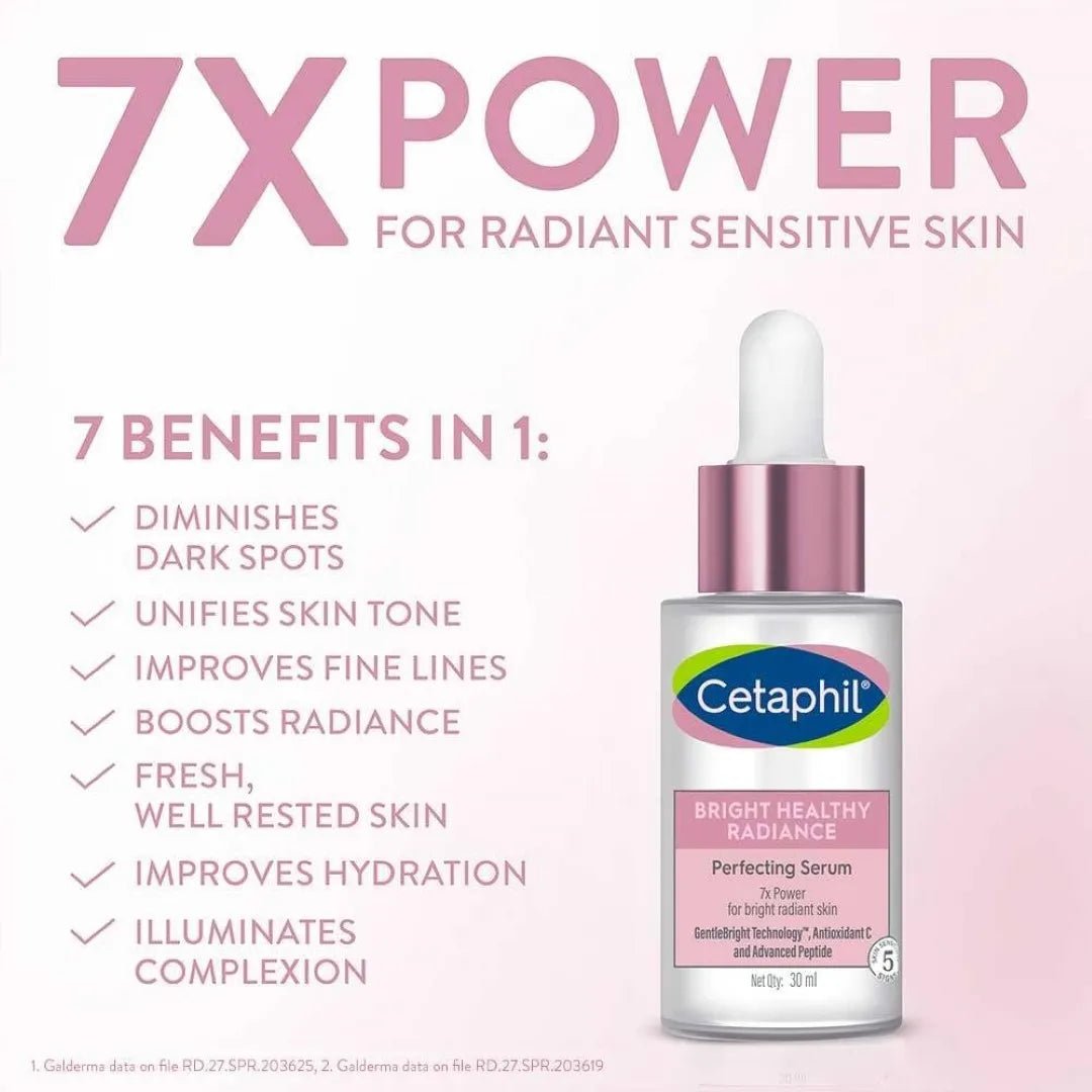 cetBHRser - CETAPHIL Bright Healthy Radiance Brightening |Glow Serum | 30ml | GentleBright Technology™ with Antioxidant C and Advanced Peptide | Removes Dark Spots & Dullness - Looknstyle