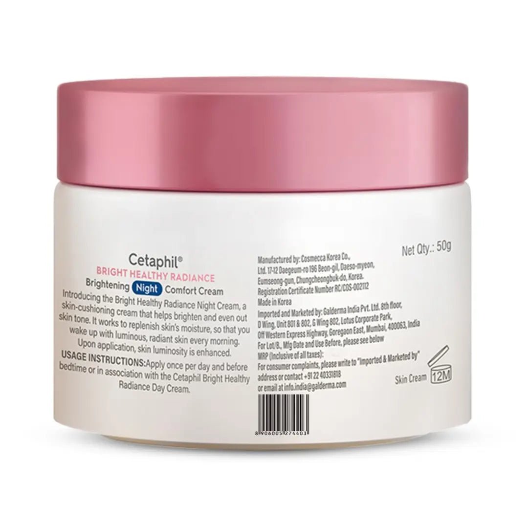 ctphlbhrngtcrm50 - Cetaphil Bright Healthy Radiance Brightening Night Comfort Cream (50g) - Looknstyle