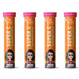 Chicnutrix Super C - Natural Vitamin C & Zinc for Clear & Acne Free Skin | 1000mg Amla Extracts (pack of 4)