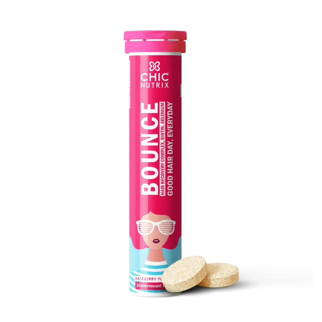 CHICNUTRIX Bounce|20 Raspberry Flavoured Effervescent Tablet 100 grams