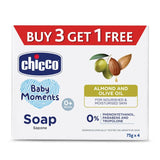 chstb - Chicco Baby Moments Soap Buy In Get 1 Free (75*4) - Looknstyle