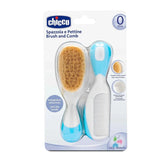 chiblucmb - Chicco Brush And Comb - Light Blue, 2 Piece - Looknstyle