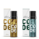 wdcdgldstl - Wild stone code steel and gold body perfume for men (120 ml) - Looknstyle