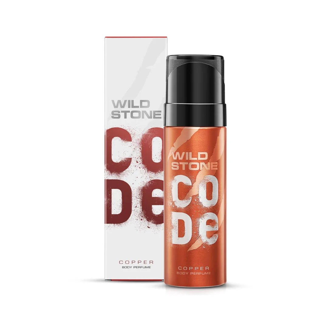 wdcdcpr - WILD STONE CODE Copper Long Lasting No Gas Body Perfume Spray for Men, 120Ml - Looknstyle