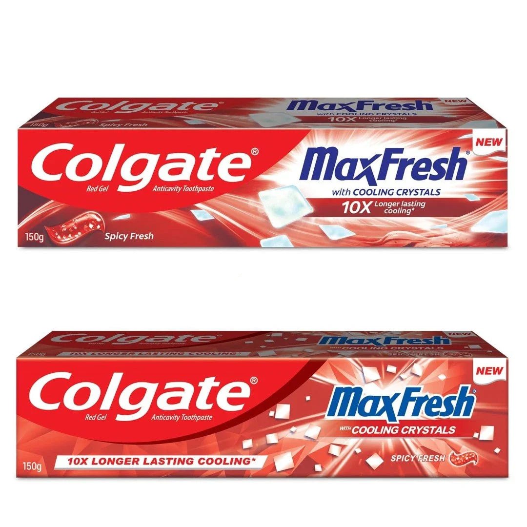 Colgate Reed Toothpaste Colgate MaxFresh Toothpaste, Red Gel Tooth Paste with Menthol for Supe ...