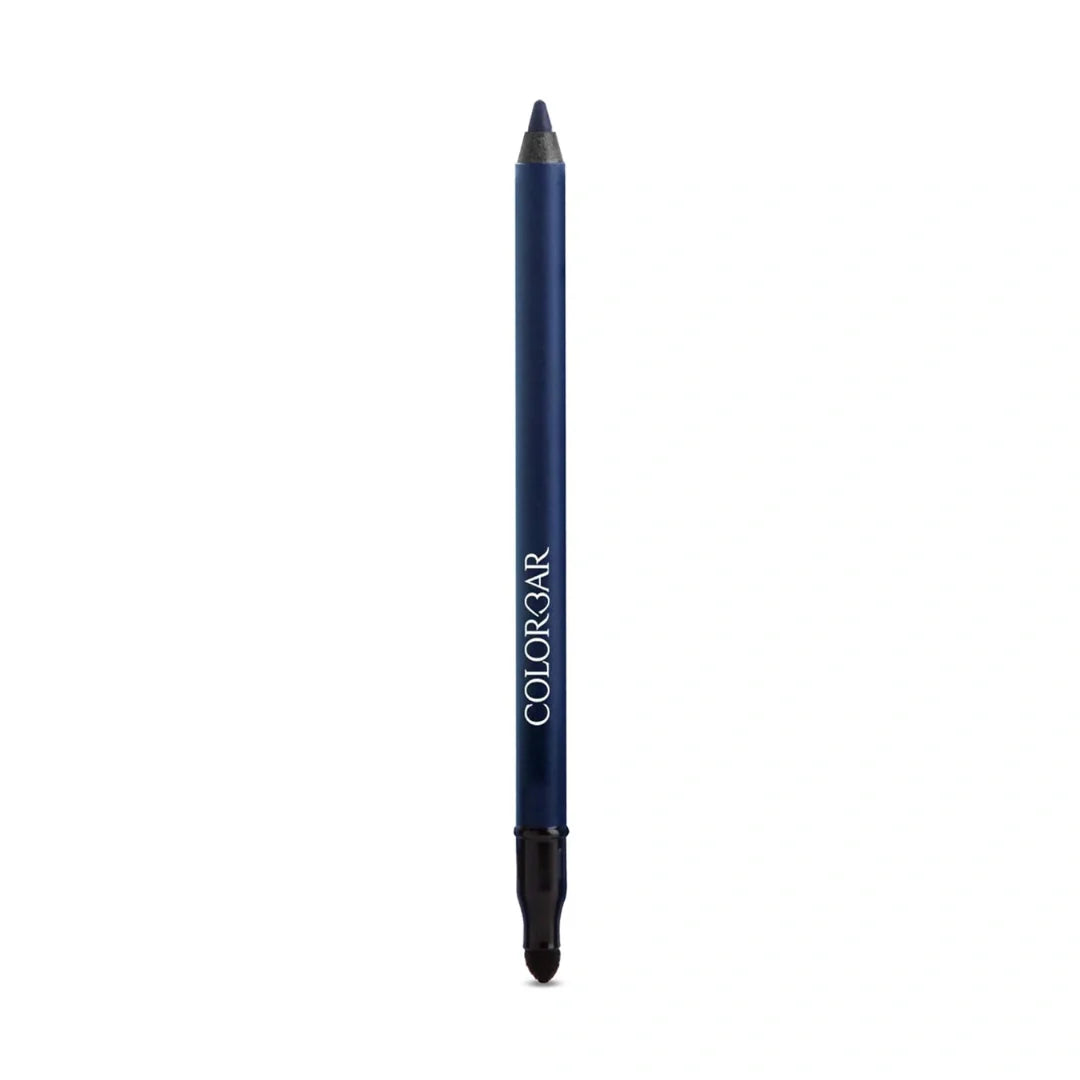 Colorbar Just Smoky Kajal Just Electra (Blue), 1.2g Matte Finish | 3 in 1 Kajal, eyeliner & eyeshadow | Lasts upto 12 hours | Soft & Velvety Texture | Waterproof & Smudgeproof, Pencil