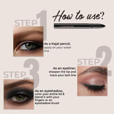 Colorbar Ultimate Stunner Kajal Black Beauty - 01