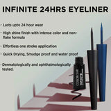 Colorbar Infinite 24 Hours Eyeliner, Blue 003, 2.5ml | Non-transfer| Sweat proof formula | Lasts upto 24 hours