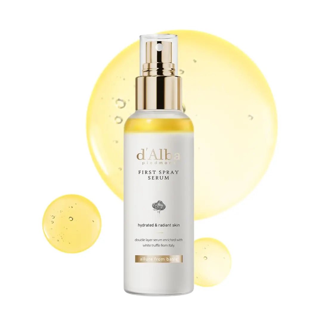 DALBAFIRSTSPRAYSERUM - d'alba Piedmont Italian White Truffle Spray Serum, Vegan Skin Care, Hydrating Face Moisturizer, Glow Serum for Radiant Skin, Non Comedogenic, All In One.. - Looknstyle