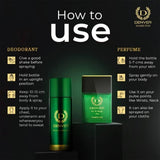 dnvr67 - DENVER Hamilton Exclusive Collection Gift Set (Deo 165 ml + Perfume 60 ml) Perfume For Men - Looknstyle
