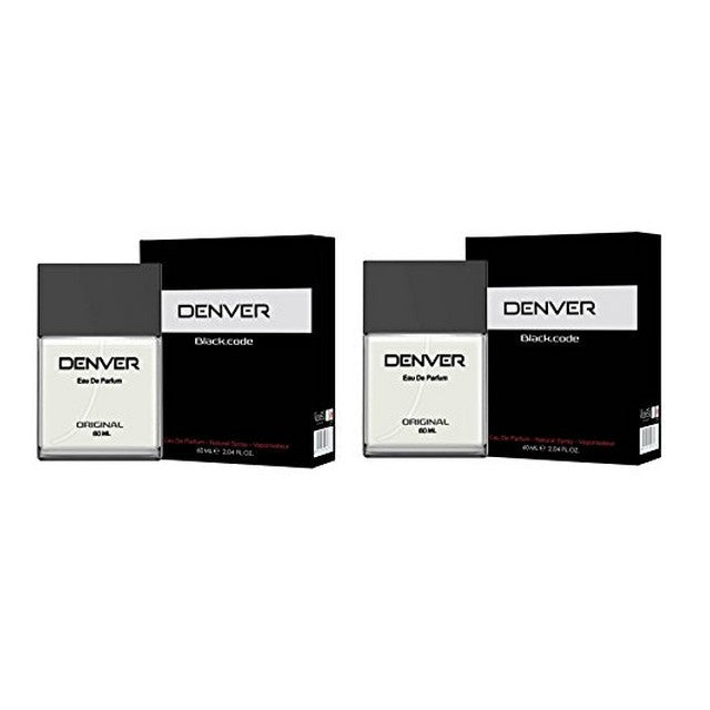 dnvr104 - Denver Men's Black Code Eau De Parfum (60ml Each) - Set of 2 - Looknstyle