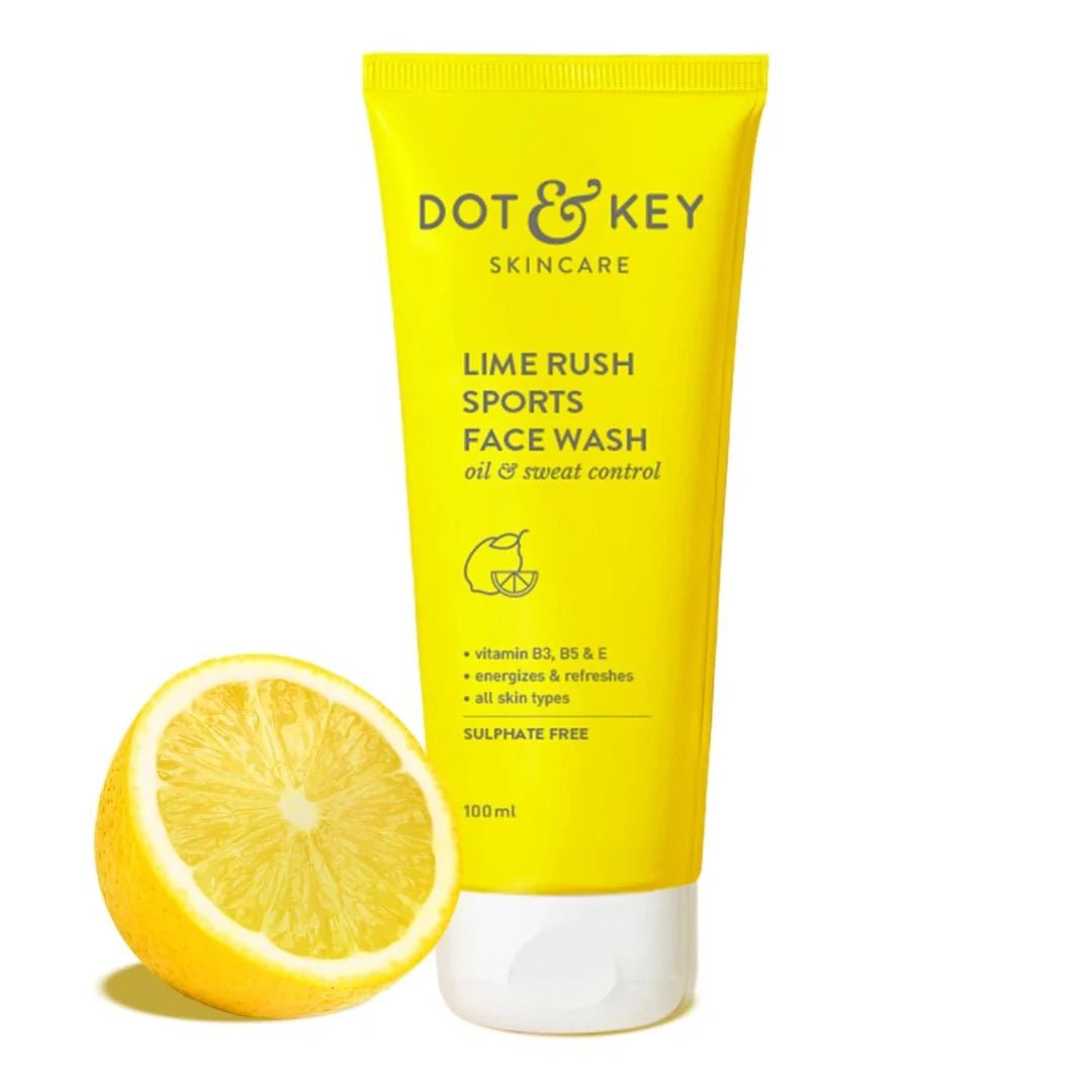 dklimfw - DOT & KEY Lime Rush Sports Face Wash (100ml) - Looknstyle