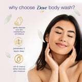 dov5 - Dove Relaxing Shea Butter Body Wash with Vanilla for Soft Skin, Soothing Scent, 1L - Looknstyle