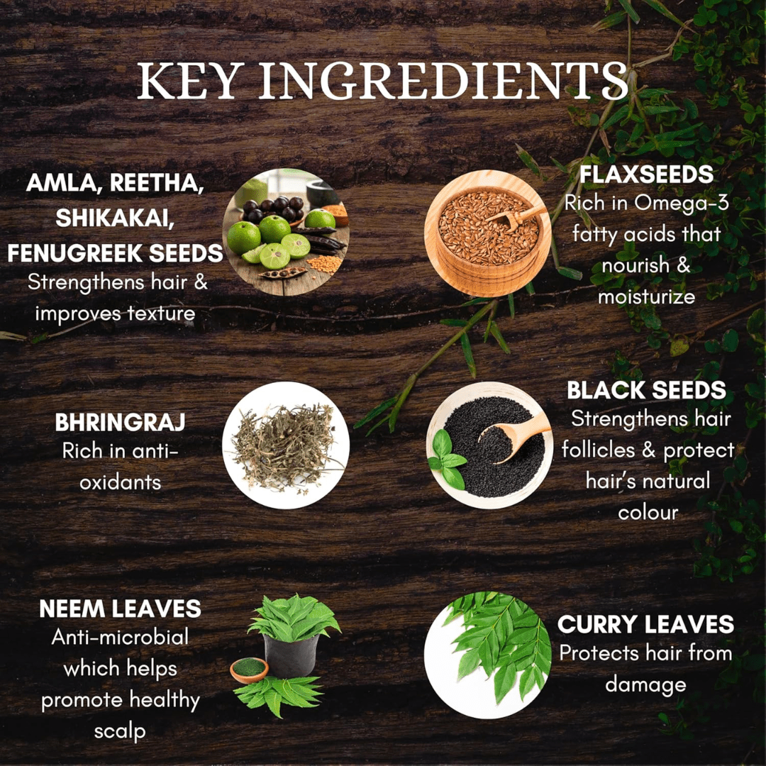 SHOWSTOPPERAMLA&BLACKSEEDSPARY - Enchanting Showstopper Amla & Black Seed Hair Spray for Hair Fall Control, Hair Growth Support & Scalp Nourishment | Root Strengthening Leave - In... - Looknstyle