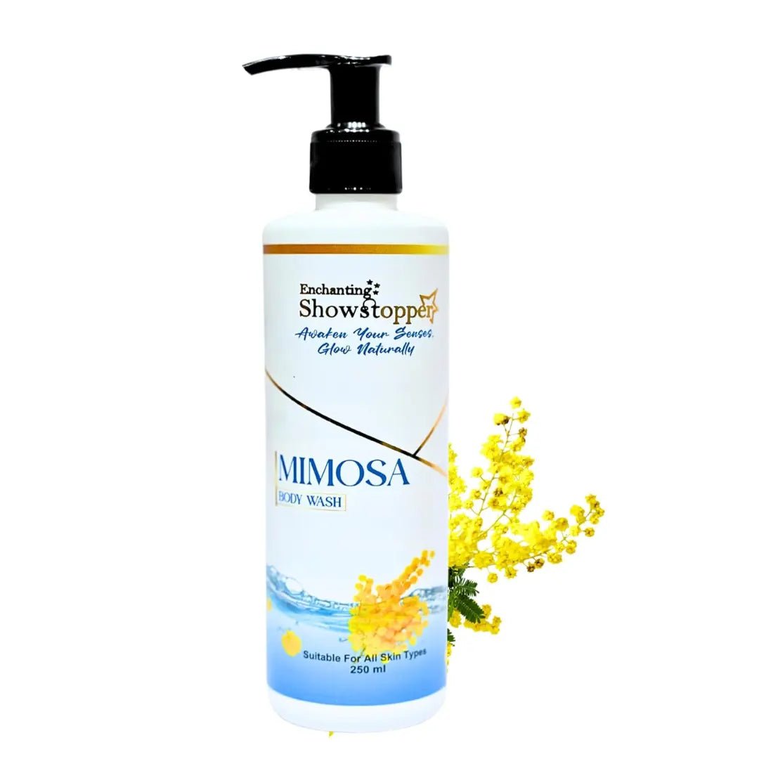 SHOWSTOPPERMIMISABODYWASH - Enchanting Showstopper Mimosa Body Wash with Aloe Vera & Licorice Extract | Hydrating Floral Body wash for Soft, Smooth & Refreshed Skin | Gentle... - Looknstyle