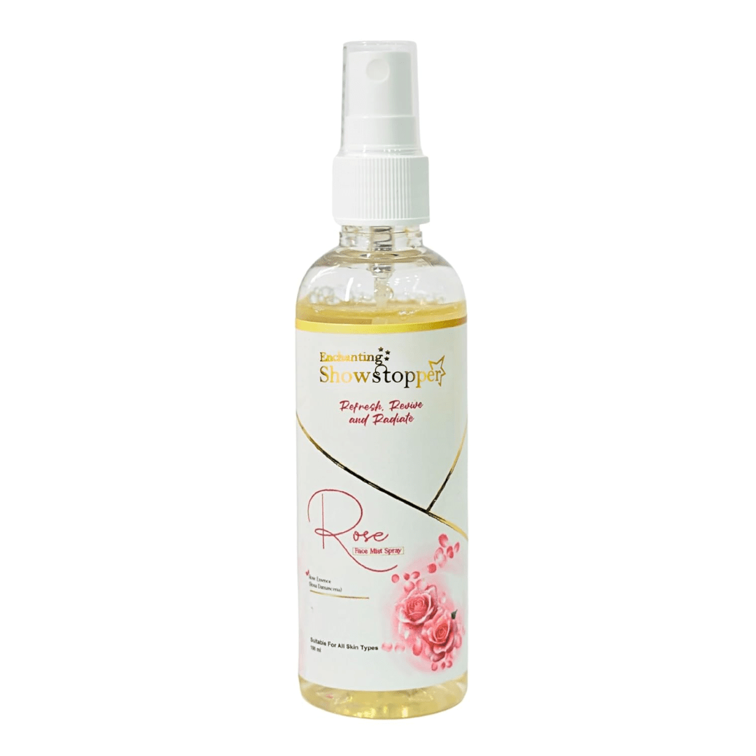 SHOWSTOPPERROSESPRAY - Enchanting Showstopper Rose Face Mist Spray with Natural Rose Water – Hydrating & Refreshing Facial Mist for pH Balance, Soothing Glow, Daily Skincare. - Looknstyle