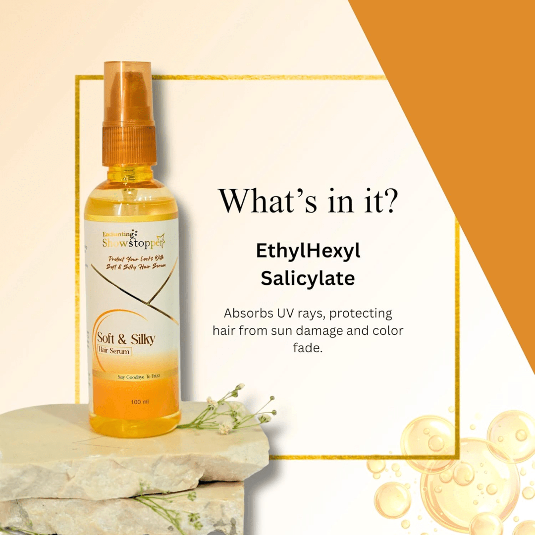 SHOWSTOPPERSOFT&SILKYHAIRSERUM - Enchanting Showstopper Soft & Silky Hair Serum for Frizz Control & Smooth Silky Hair | Anti - Frizz, Shine Boost & Damage control | Lightweight.. - Looknstyle