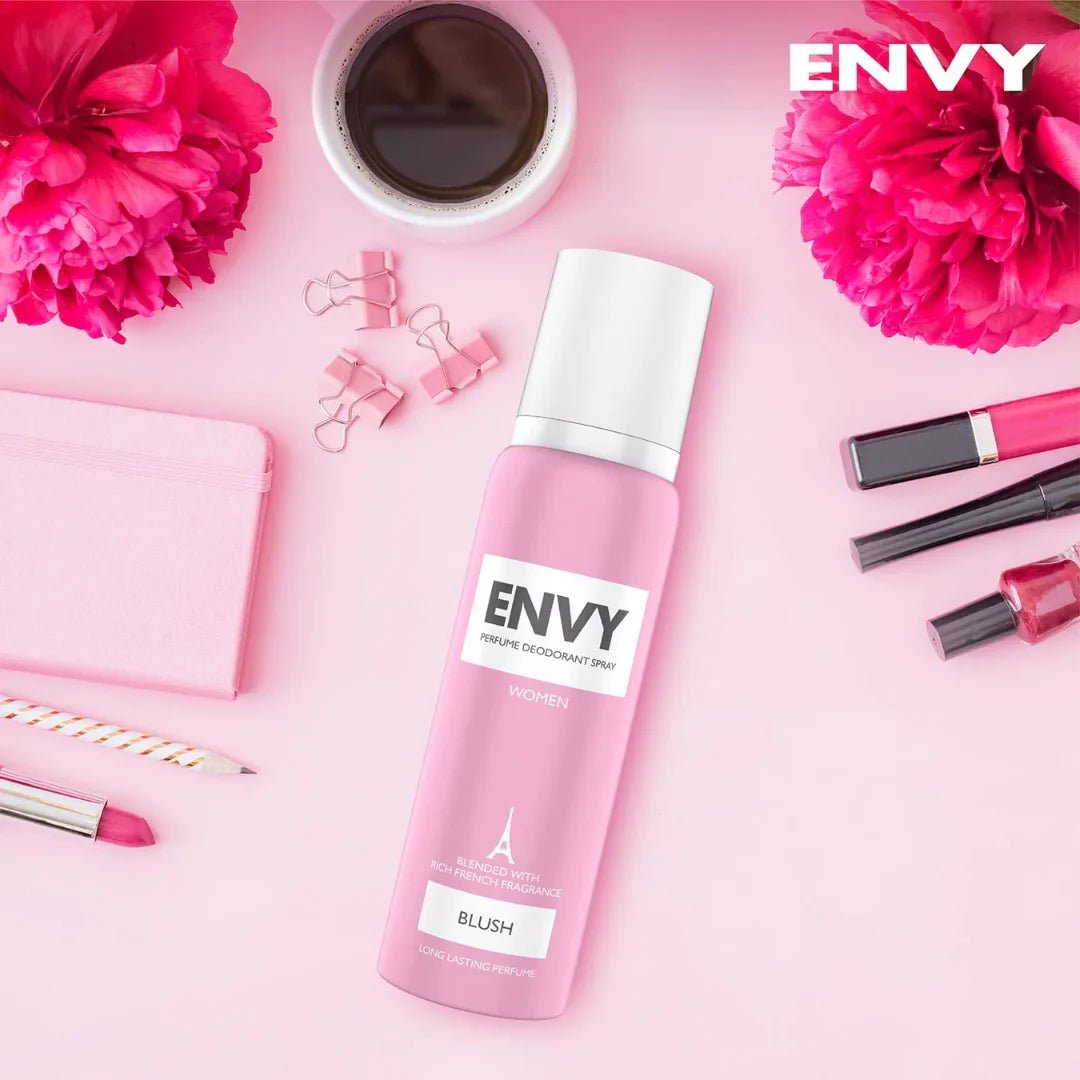 evy6 - ENVY Blush Deo Long Lasting Fragrance Deodorant for Women (120ml) - Looknstyle