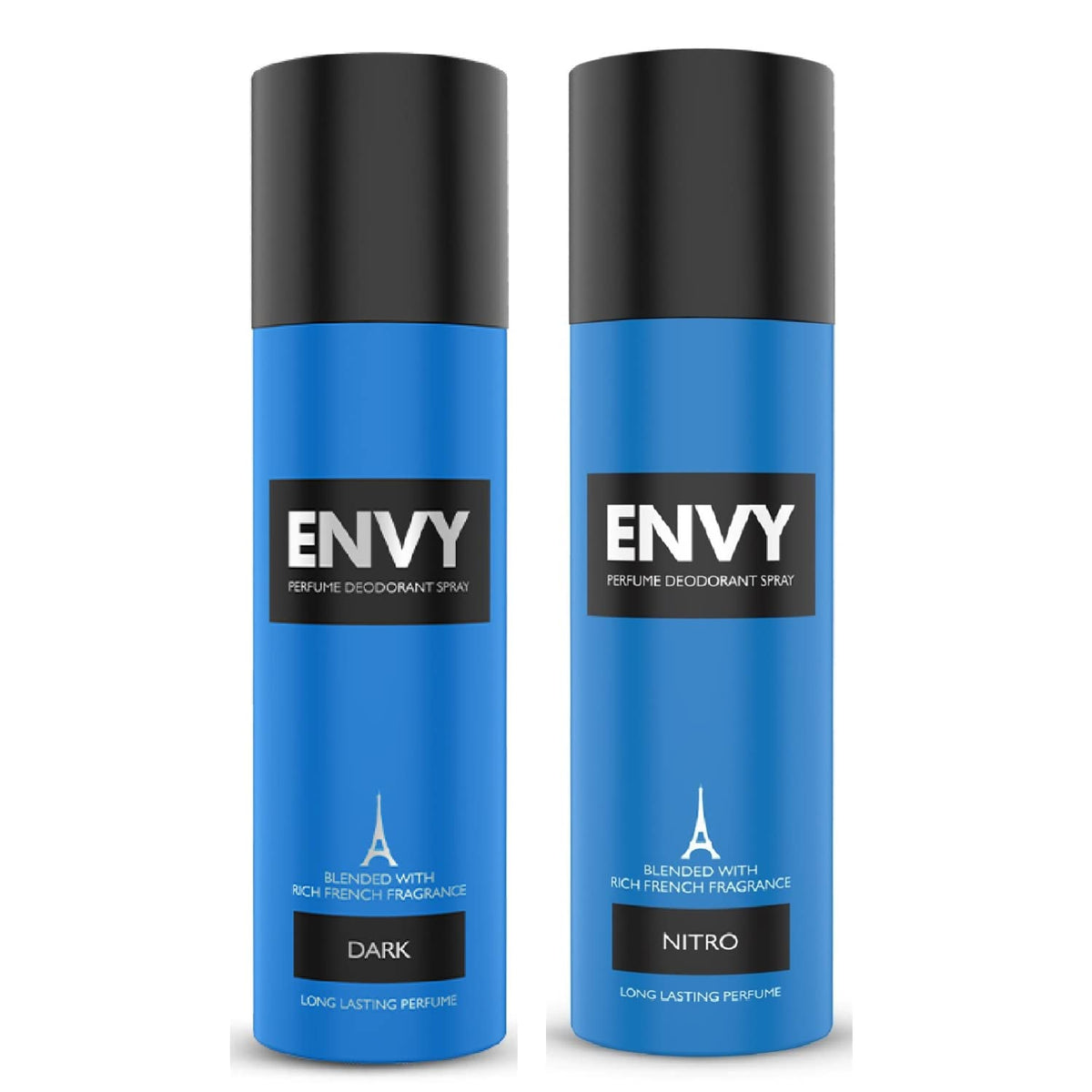 evy11 - Envy Deo Combo, Dark and Nitro, 120ml (Pack of 2) - Looknstyle