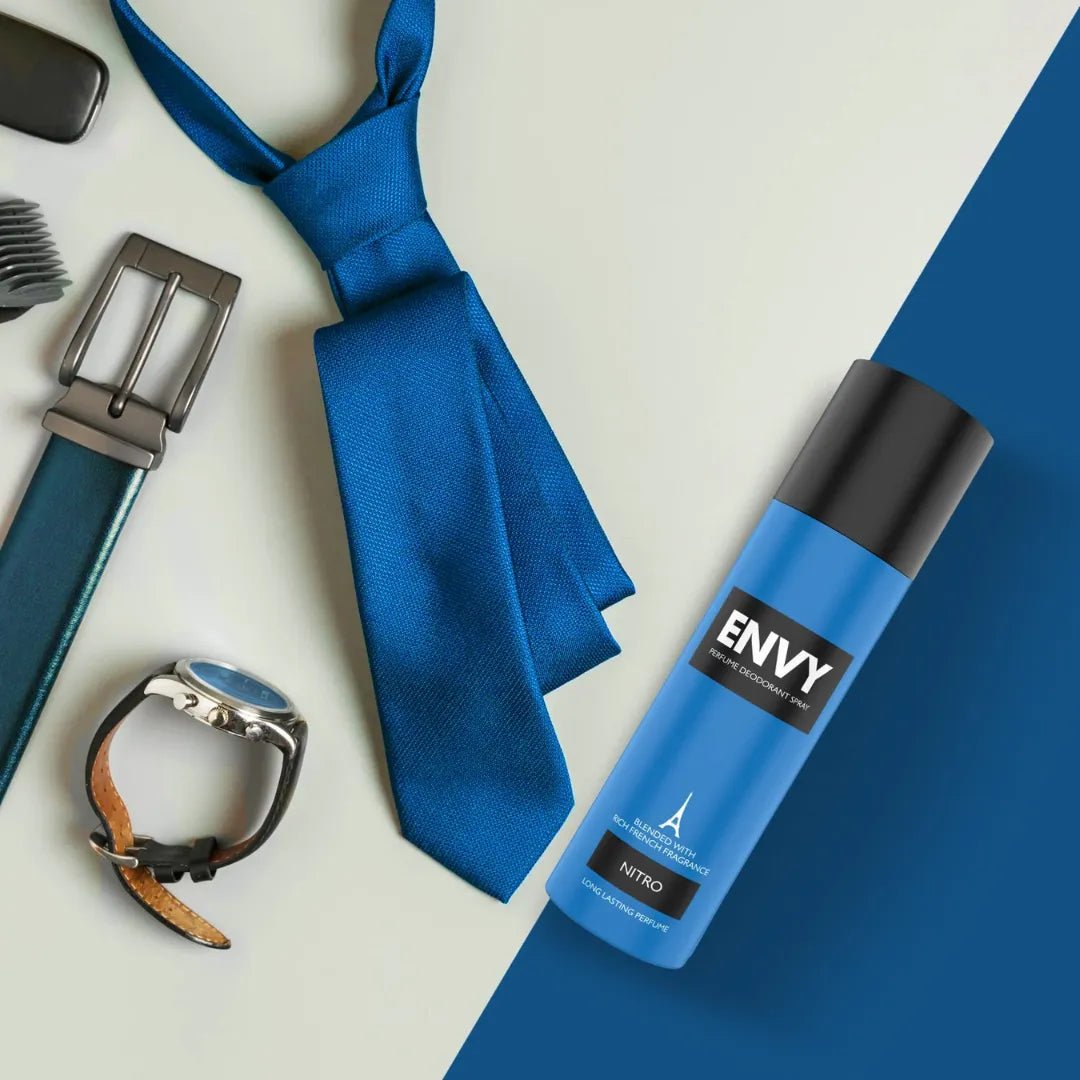 eny42 - Envy Nitro & Noir Deodorant | Long Lasting Deodorant for Men 120ml (Pack of 2) - Looknstyle
