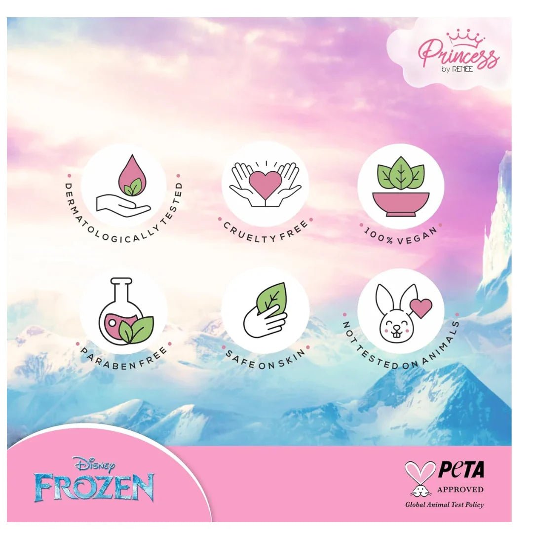 Rnelipgls - RENEE Disney Frozen Princess Icecream Lip Gloss Elsa - For Pre - Teen Girls,Enriched With Shea Butter & Apricot Oil,Adds Glossy Shine With Nourishing And Moisturizing Effect - No Parabens - 8Ml - Looknstyle