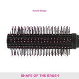 Vega Round Hair Brush (India's No.1* Hair Brush Brand) For Adding Curls, Volume & Waves In Hairs| Men and Women| All Hair Types (R16-RB)
