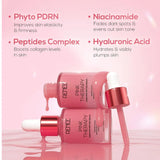 RENEE Pink Therapy PDRN Pink Peptide Face Serum For Glowing, Radiant Skin | Hydrates, Boosts Collagen, Evens Skin Tone | Lightweight, Quick Absorbing | Hyaluronic Acid & Niacinamide Infused | 30 ml