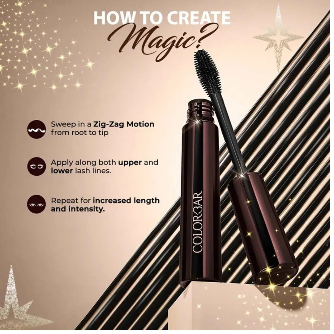 Colorbar Ultimate Illusion Volumizing Mascara - Black-01, 9 ml