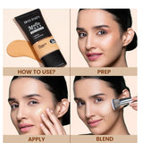 sbmattemaxfoundation - SWISS BEAUTY All Skin Matte Maxx Cover Foundation | 24 - Hour Stay | With Hyaluronic Acid & Vitamin E | Oil - Control Formula | Shade 04 Medium Warm, 30g - Looknstyle