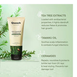 quenchconditionersampoo - QUENCH Anti Dandruff Conditioner All With Tea Tree Extracts, Provides Deep Nourishment & Minimizes Dandruff, Leaves Hair Soft, Smooth & Silky, Made In Korea (180Ml), 1 Count - Looknstyle