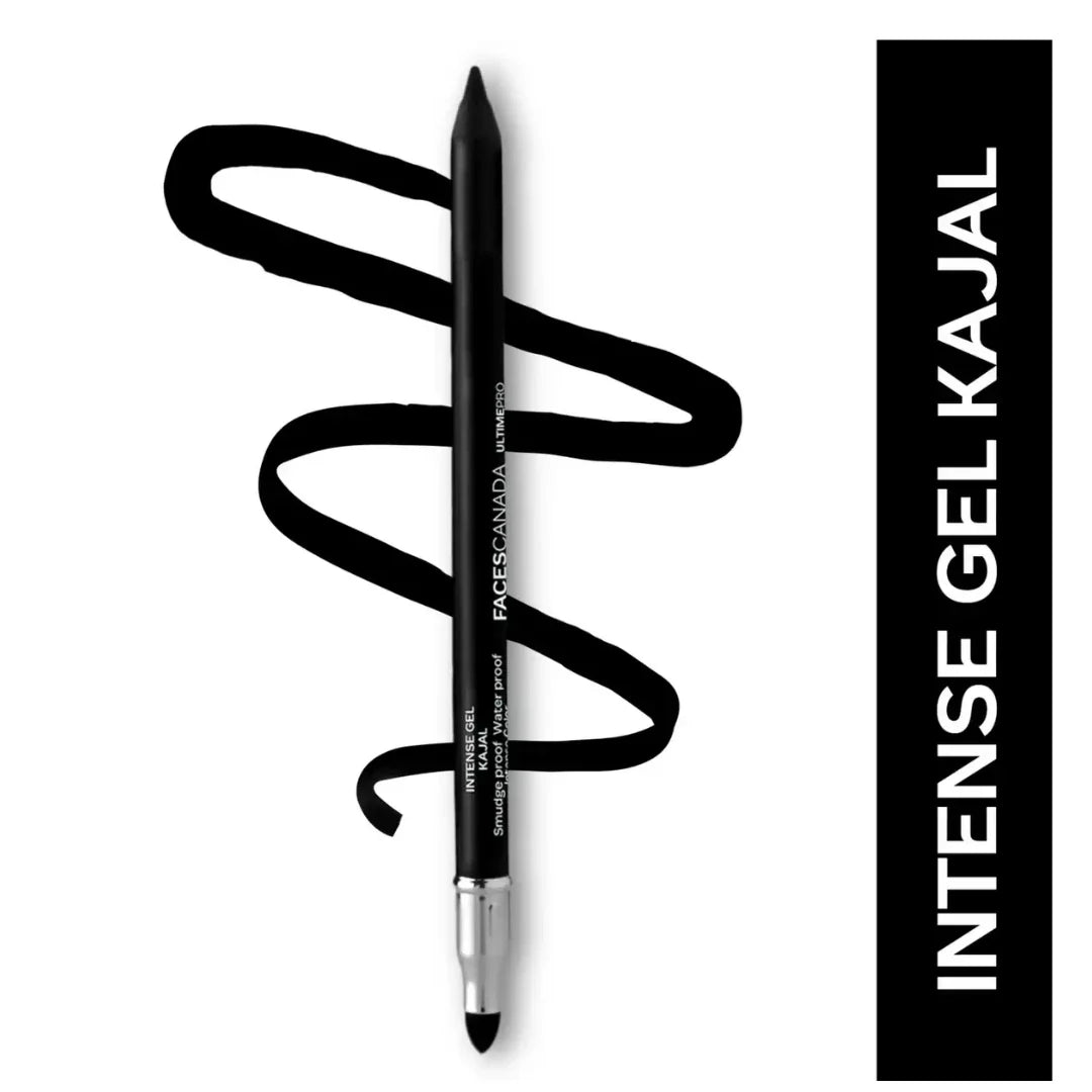 Faces Canada Ultime Pro Intense Gel Kajal With Free Sharpener.