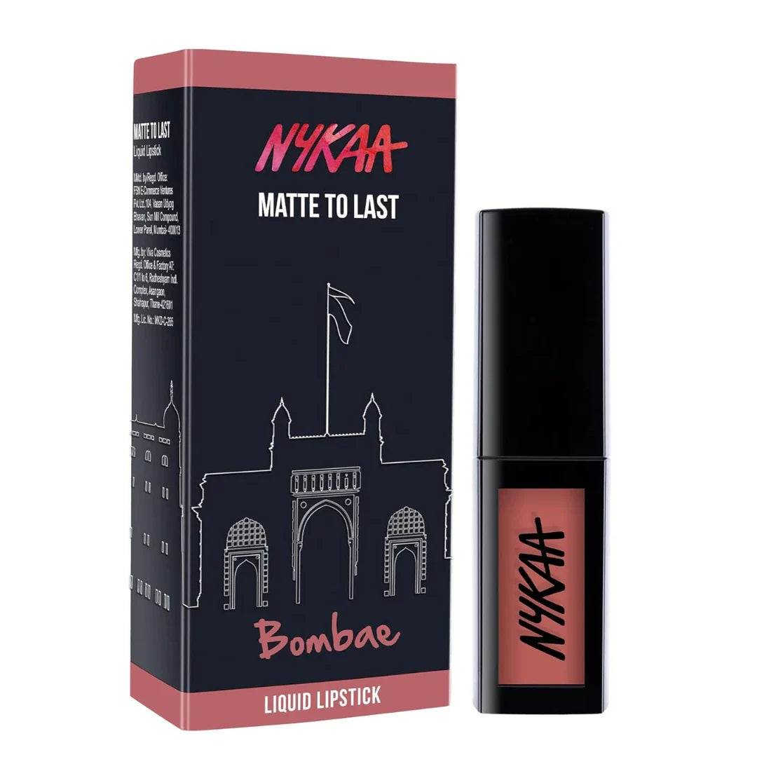 Nykaa Matte to Last No Transfer Long Lasting Lipstick - bombae (3.5g)