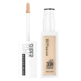 Maybelline Super Stay Liquid Concealer Makeup, Full Coverage Concealer, Up to 30 Hour Wear, Transfer Resistant, Natural Matte Finish, Oil-free, Available in 16 Shades, 20, 0.33 fl oz