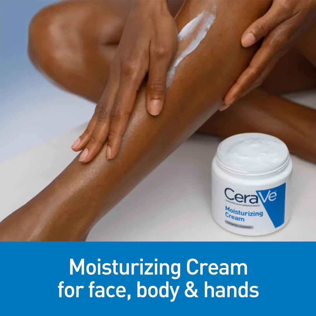 CeraVe Moisturizing Cream For Dry To Very Dry Skin (340gm) - Formulated with 3 Essential Ceramides And Hyaluronic Acid | Non-Comedogenic Moisturizer For Face and Body