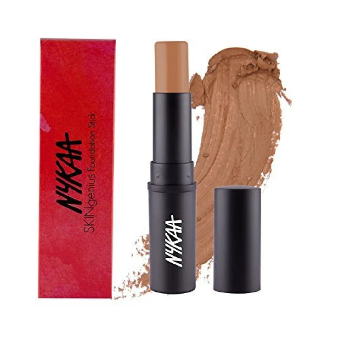 Nykaa SKINgenius Foundation Stick Conceal Contour & Corrector - Toffee Chisel 07