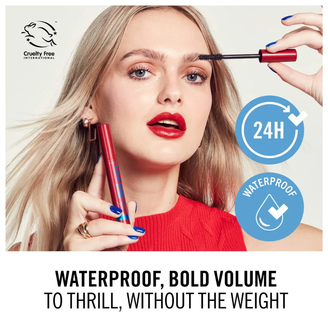 Rimmel London Wonder Volume Thrill Seeker volumizing and lengthening waterproof mascara Black 8 ml