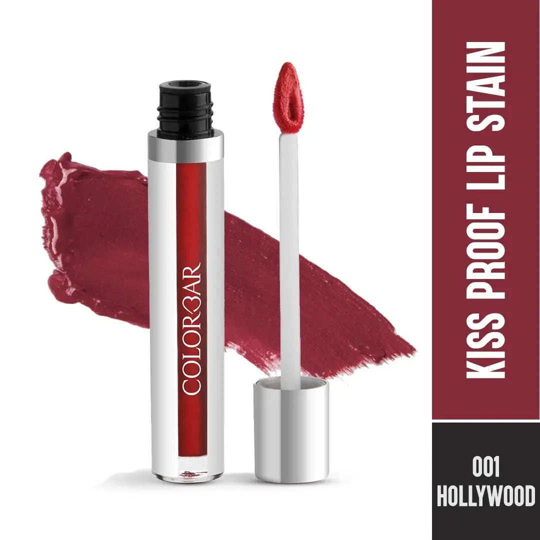 Colorbar Kiss Proof Lip Statin Matte Finish, hollywood001, 6.5ml | Enriched with vitamin E | Preservative free | Longlasting