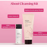 The Face Shop 2 Step Rice Water Bright Kit | Rice Water Bright Foaming Face Wash 100ml + Rice Water Bright Light Cleansing Oil 55ml