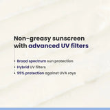 RE' EQUIL Ultra Matte Dry Touch Sunscreen | SPF 50 PA++++ | Water & Sweat Resistant | No White Cast, Non-Greasy & Non-Comedogenic | For All Skin Types | 50G