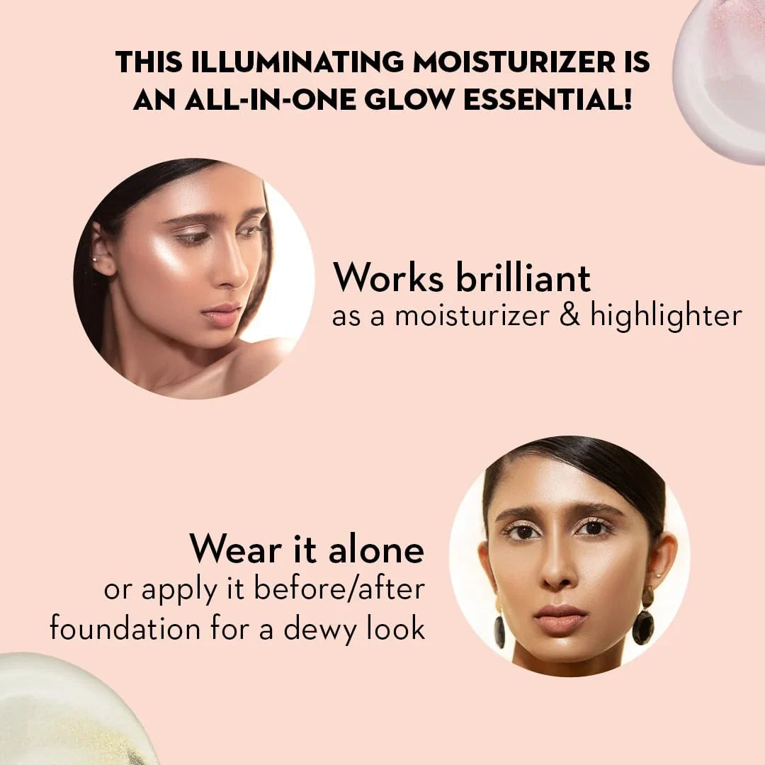 SUGAR Cosmetics Bling Leader Illuminating Moisturizer | Strobe Cream with Vitamin E | Lightweight | Protects against Pollution | 25ml - 01 Gold Diggin