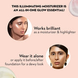 SUGAR Cosmetics Bling Leader Illuminating Moisturizer | Strobe Cream with Vitamin E | Lightweight | Protects against Pollution | 25ml - 01 Gold Diggin