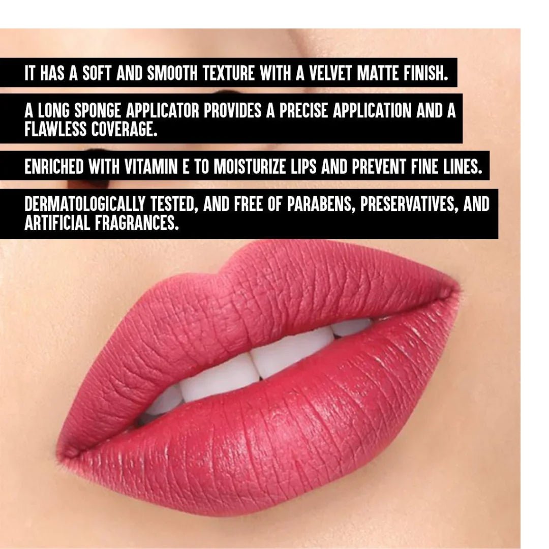 Colorbarlip stinking rich 010 - Colorbar Kiss Proof Lip Statin Matte Finish, Haute Latte 007, 6.5ml | Enriched with vitamin E | Preservative free | Longlasting - Looknstyle