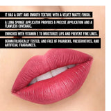 Colorbarlip stinking rich 010 - Colorbar Kiss Proof Lip Statin Matte Finish, Haute Latte 007, 6.5ml | Enriched with vitamin E | Preservative free | Longlasting - Looknstyle