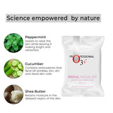 O3+ Bridal Facial Kit for Radiant & Glowing Skin with Hyaluronic Acid, Glycolic Acid and Niacinamide - Ideal for All Skin Types (60g+69ml)