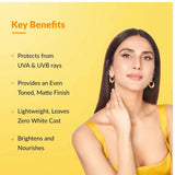 fixdermaspf - Fixderma Shadow Tinted Sunscreen Medium SPF 50 PA+++ | 1% Hyaluronic Acid & Vitamin E | Brightens & Nourishes the Skin | UVA & UVB Protection | Lightweight | No White Cast | For All Skin Types - 30gm - Looknstyle