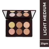 Colorbar 24Hrs Wear Concealer Palette, Light-Medium