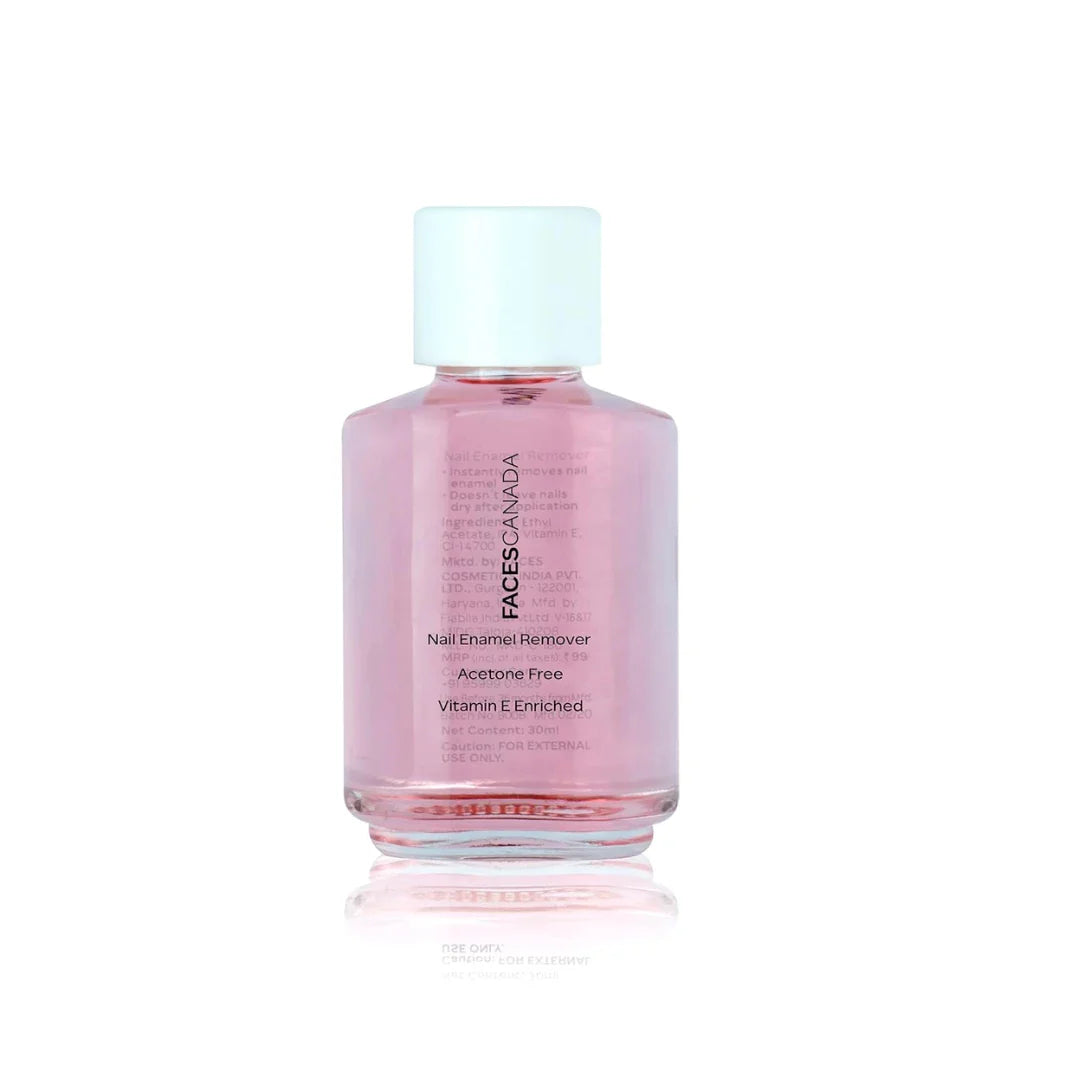 Faces Nail Enamel, Remover 01, 30ml, transparent 01